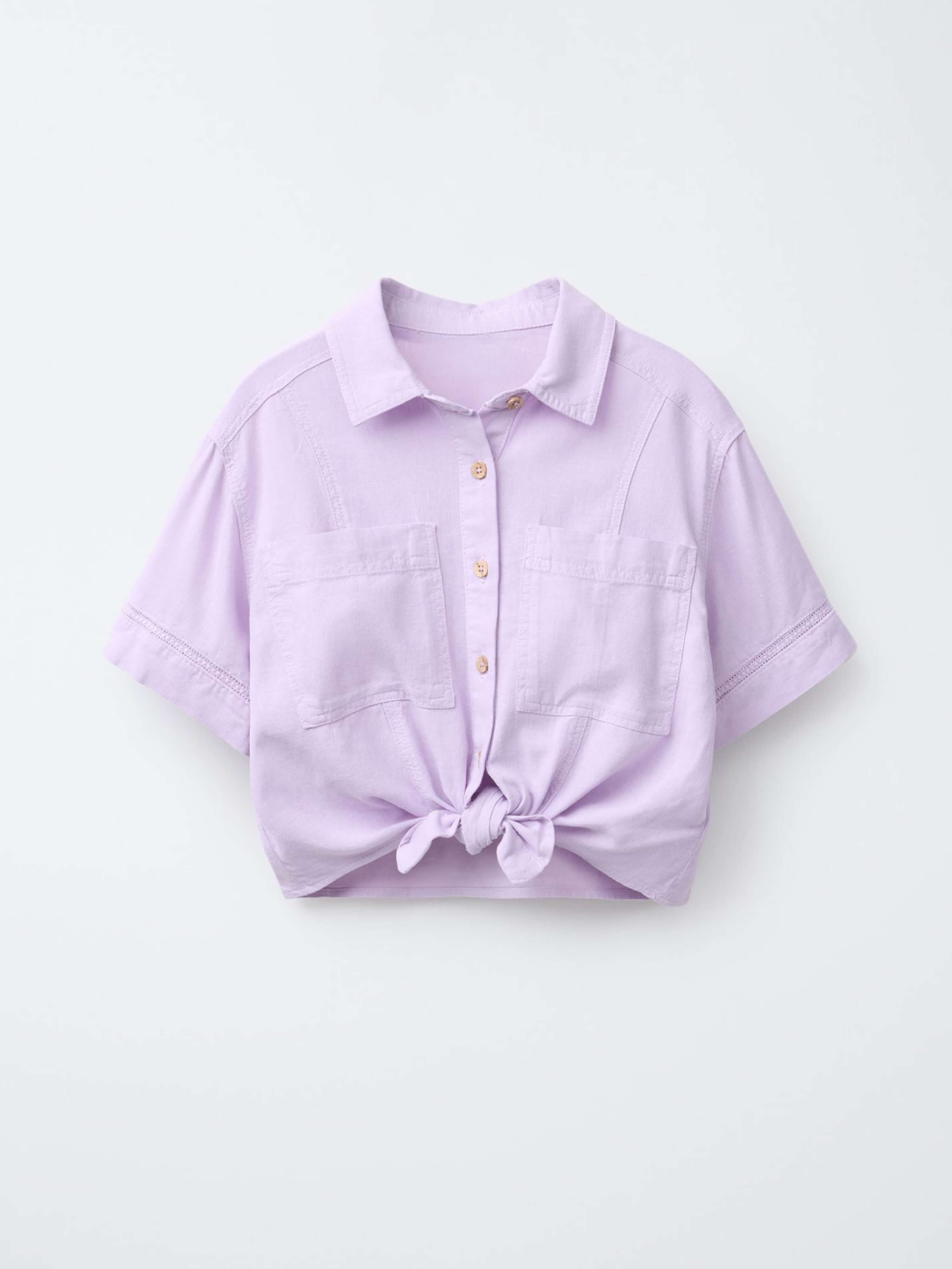 Cotton Shirt Lilac