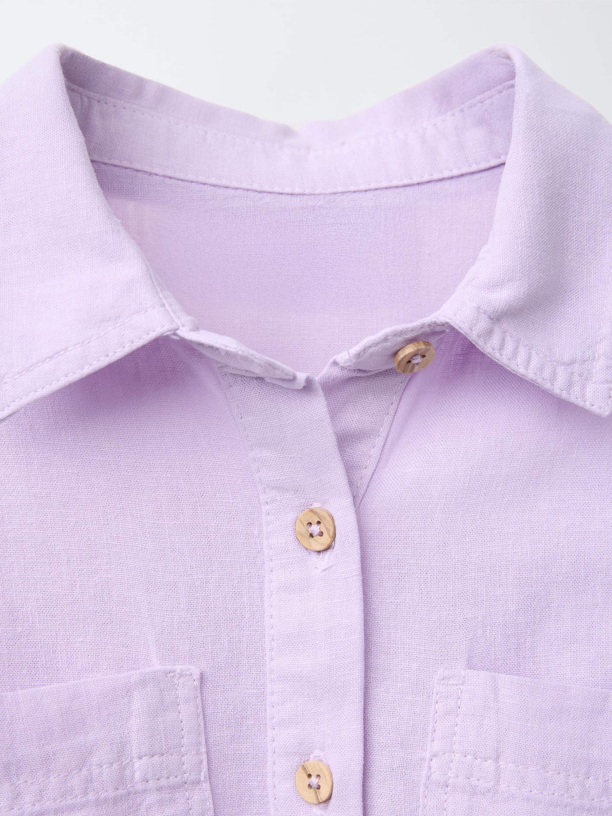 Cotton Shirt Lilac