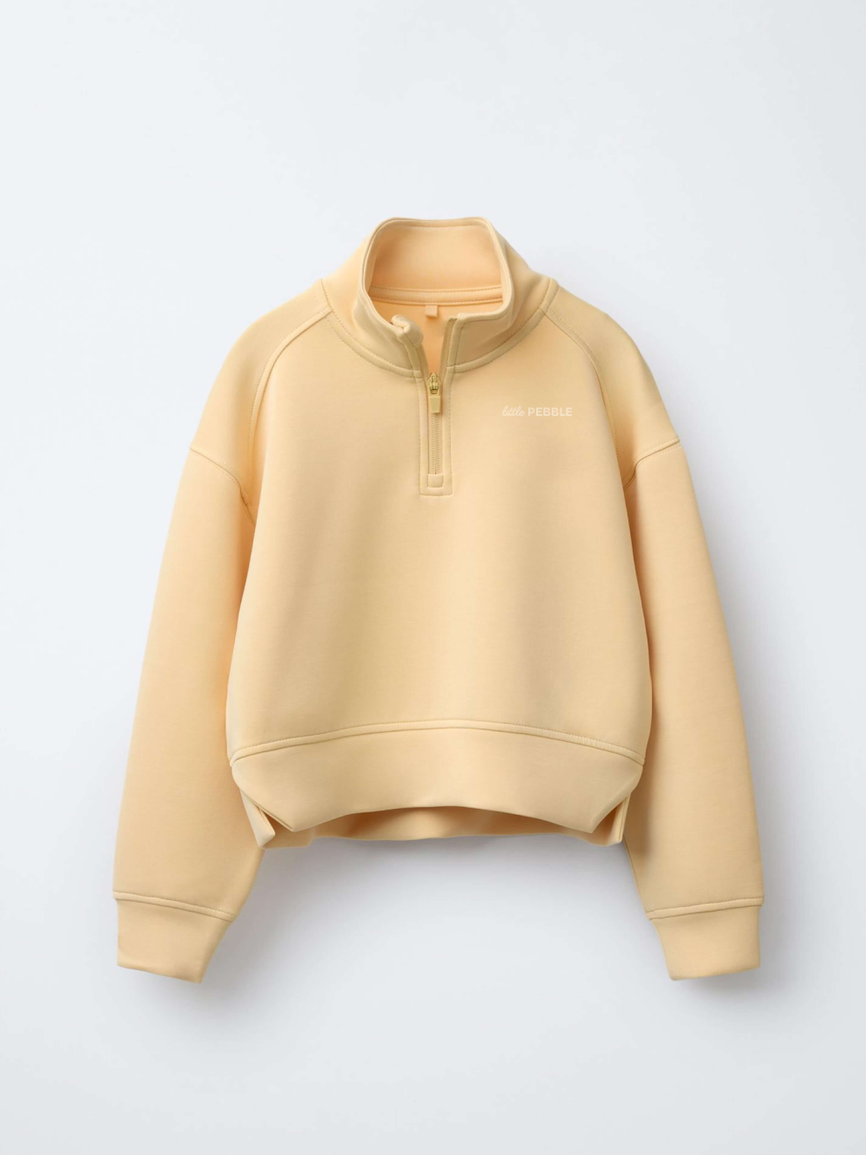 Fleece Hoodie Beige