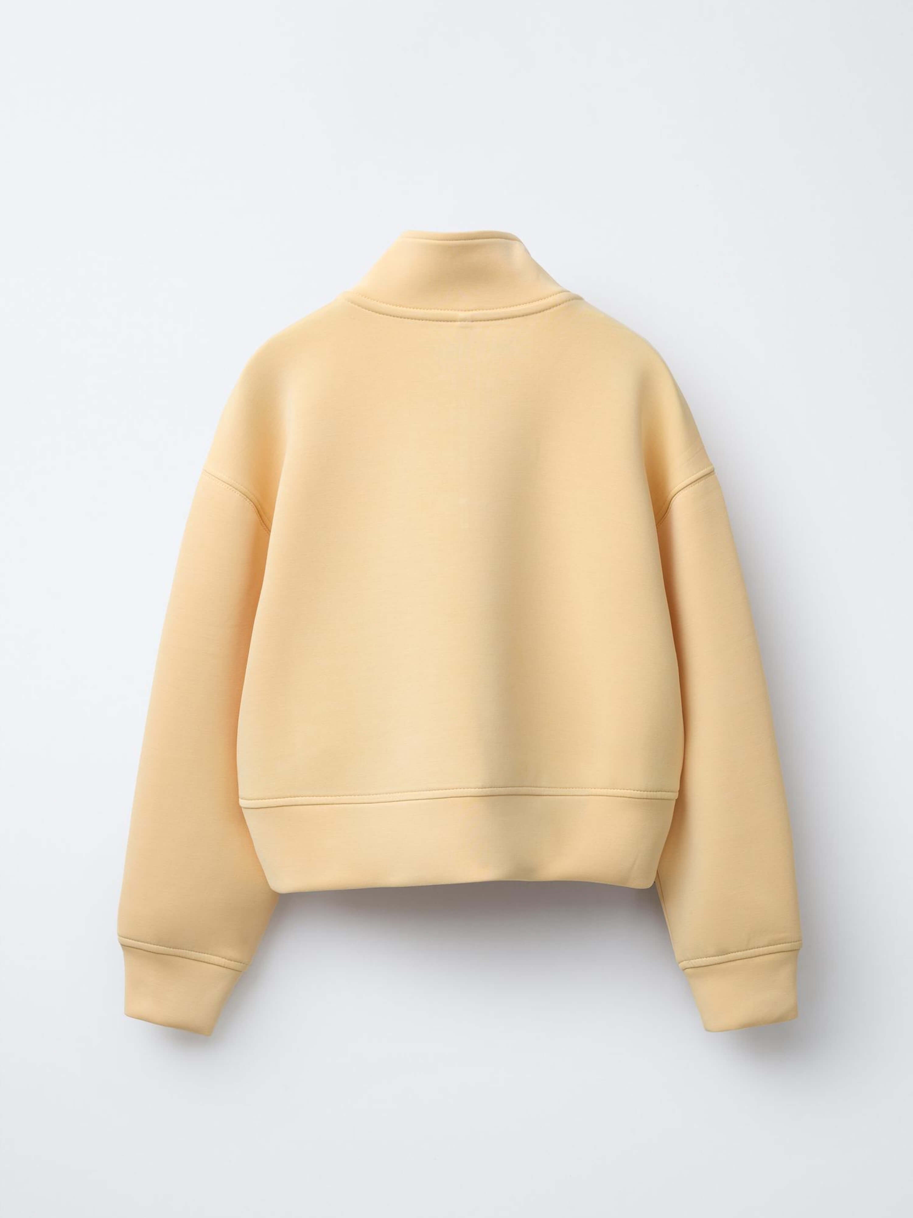 Fleece Hoodie Beige