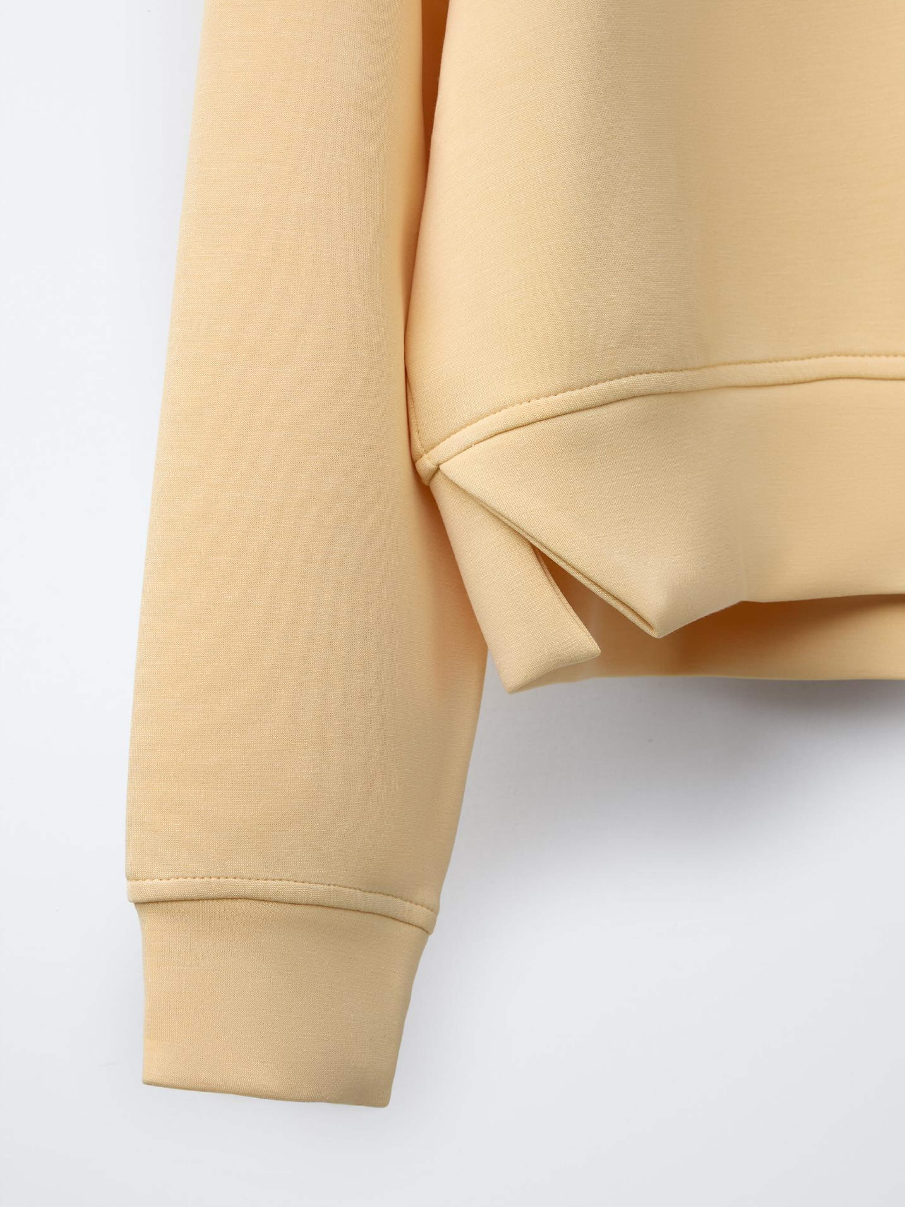 Fleece Hoodie Beige