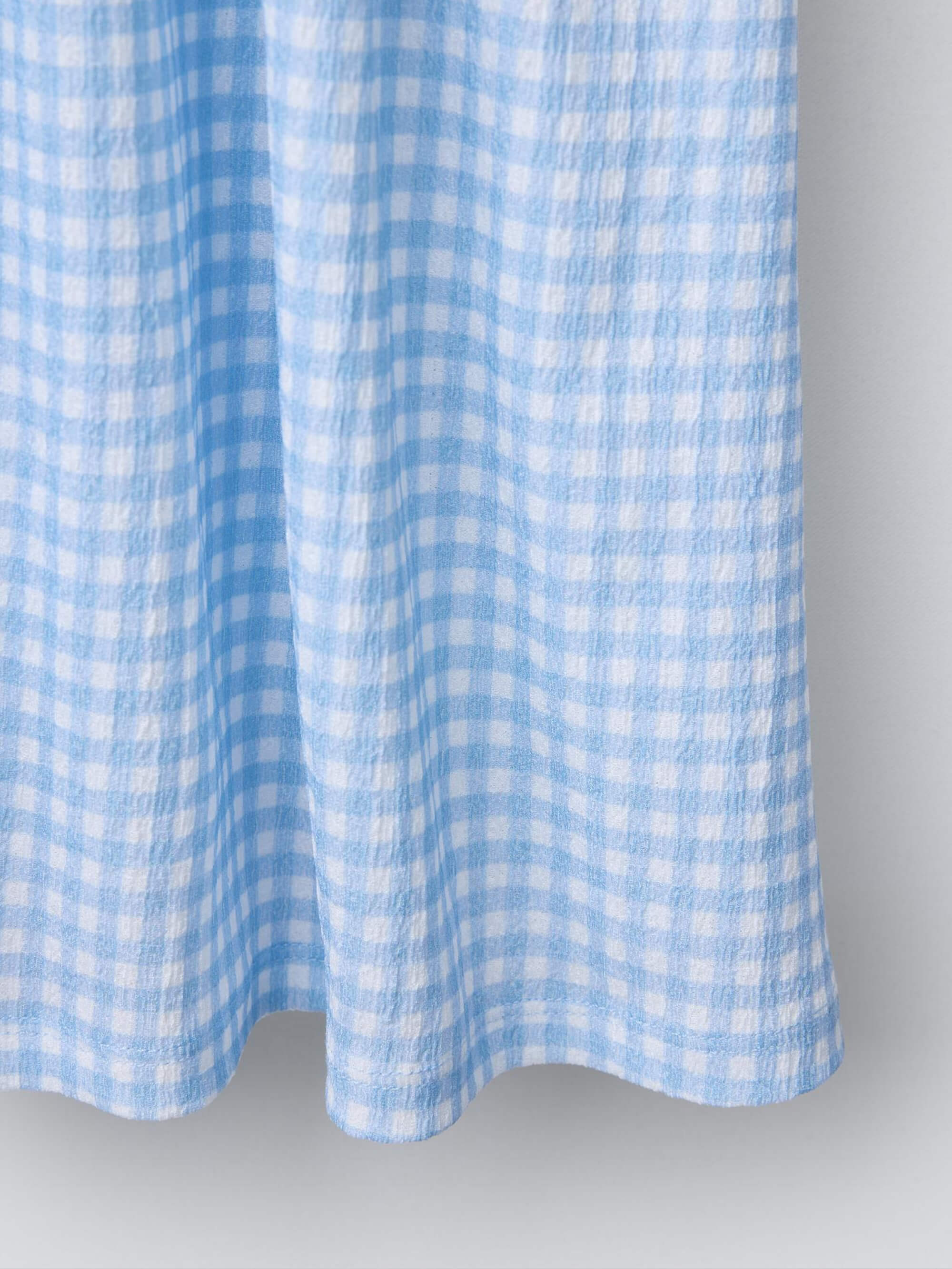 Gingham Dress Blue