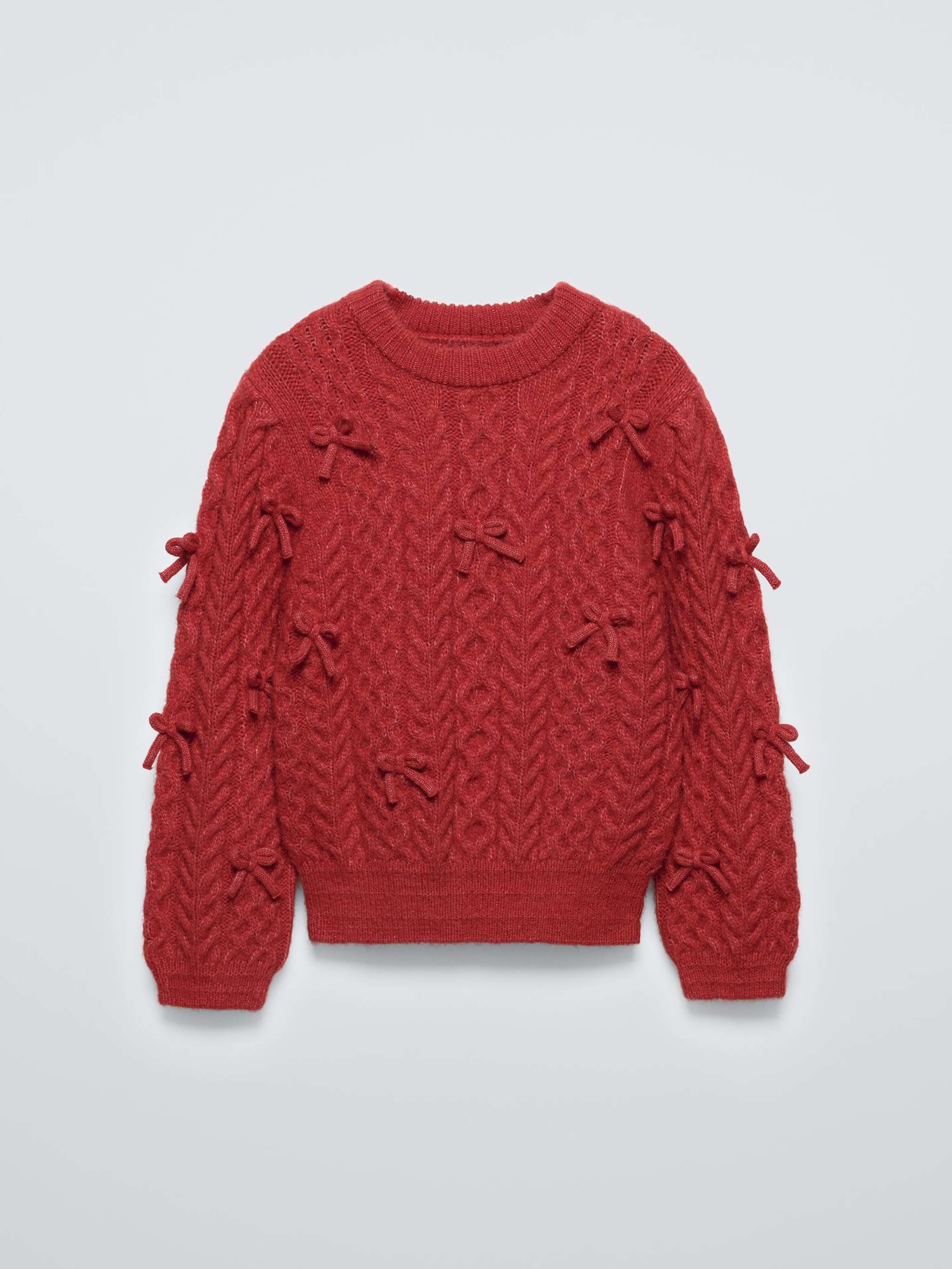 Knit Sweater Red