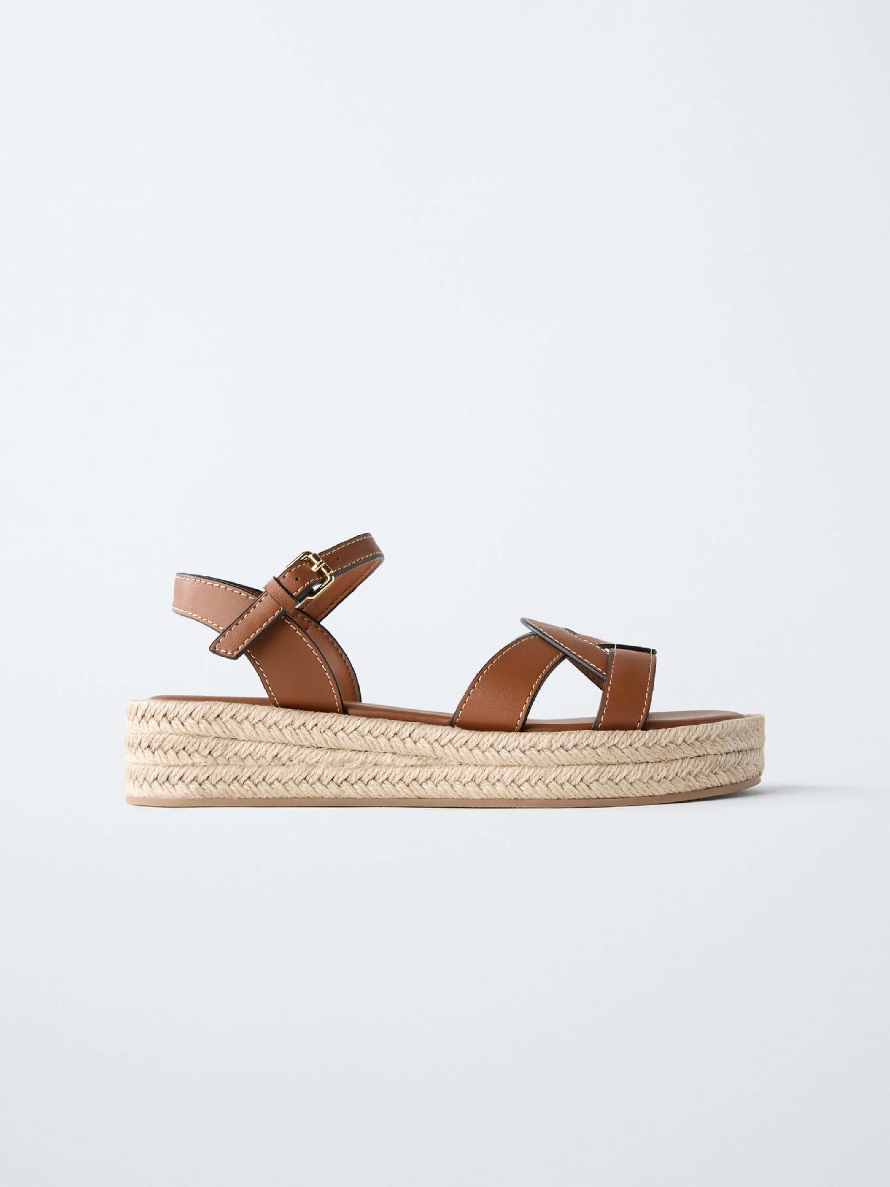 Leather Sandals Brown