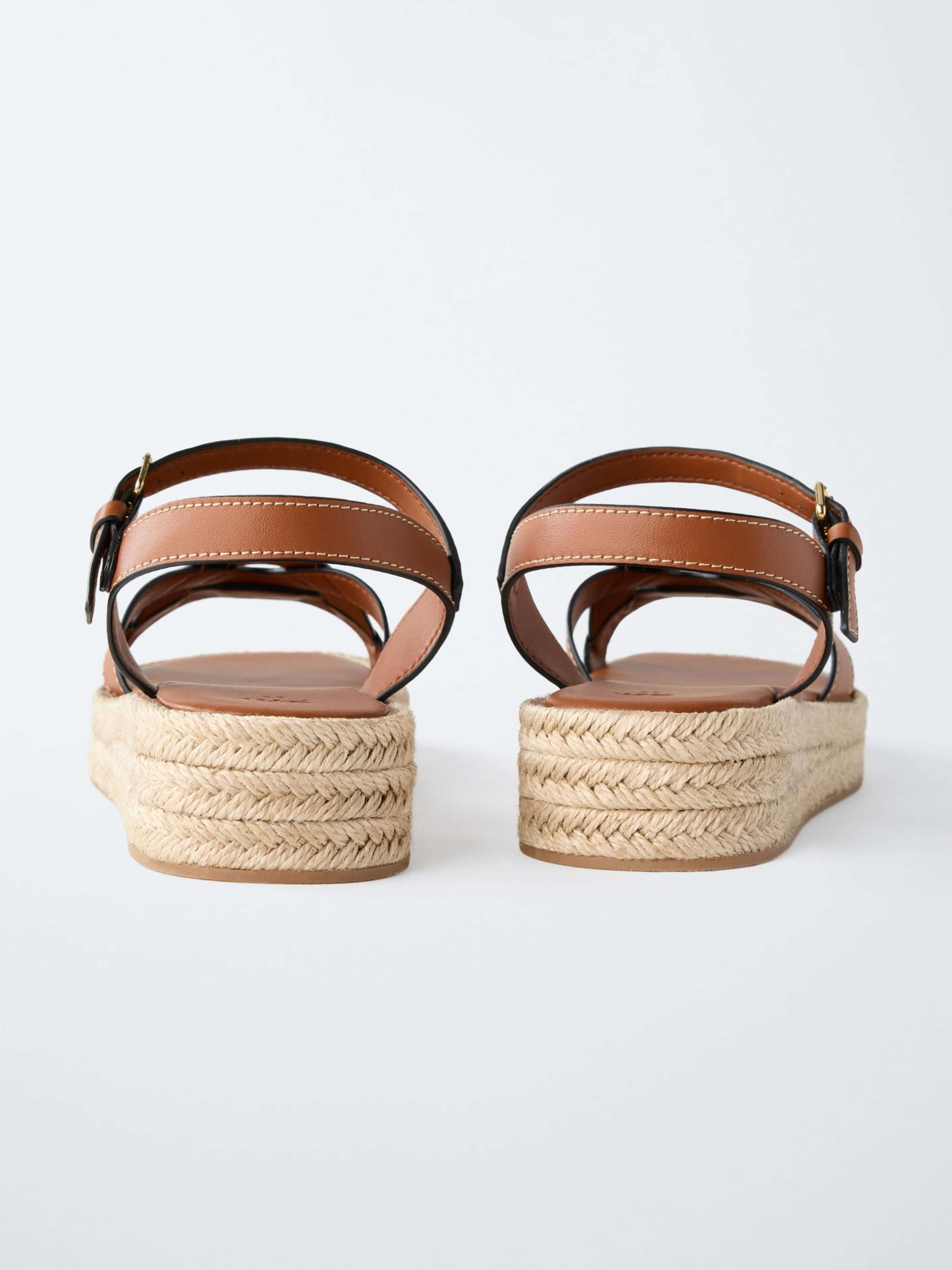 Leather Sandals Brown