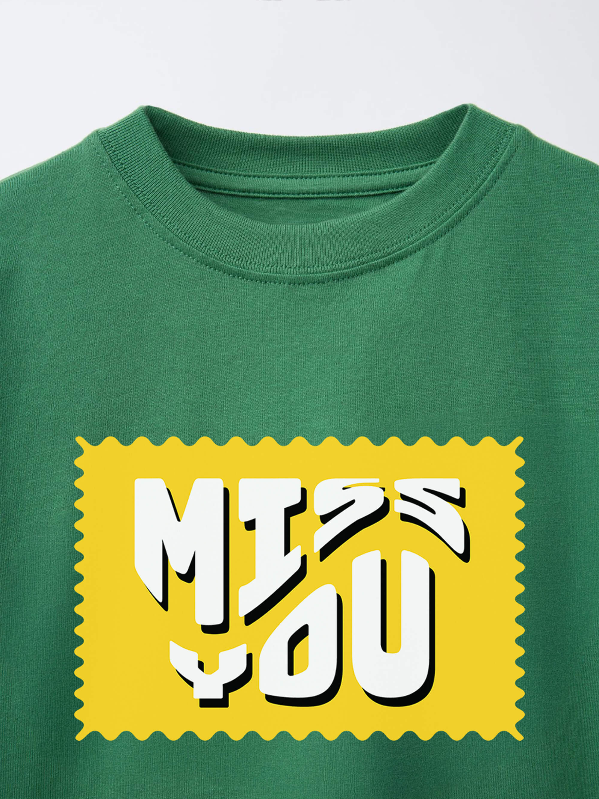 Print Tee Green