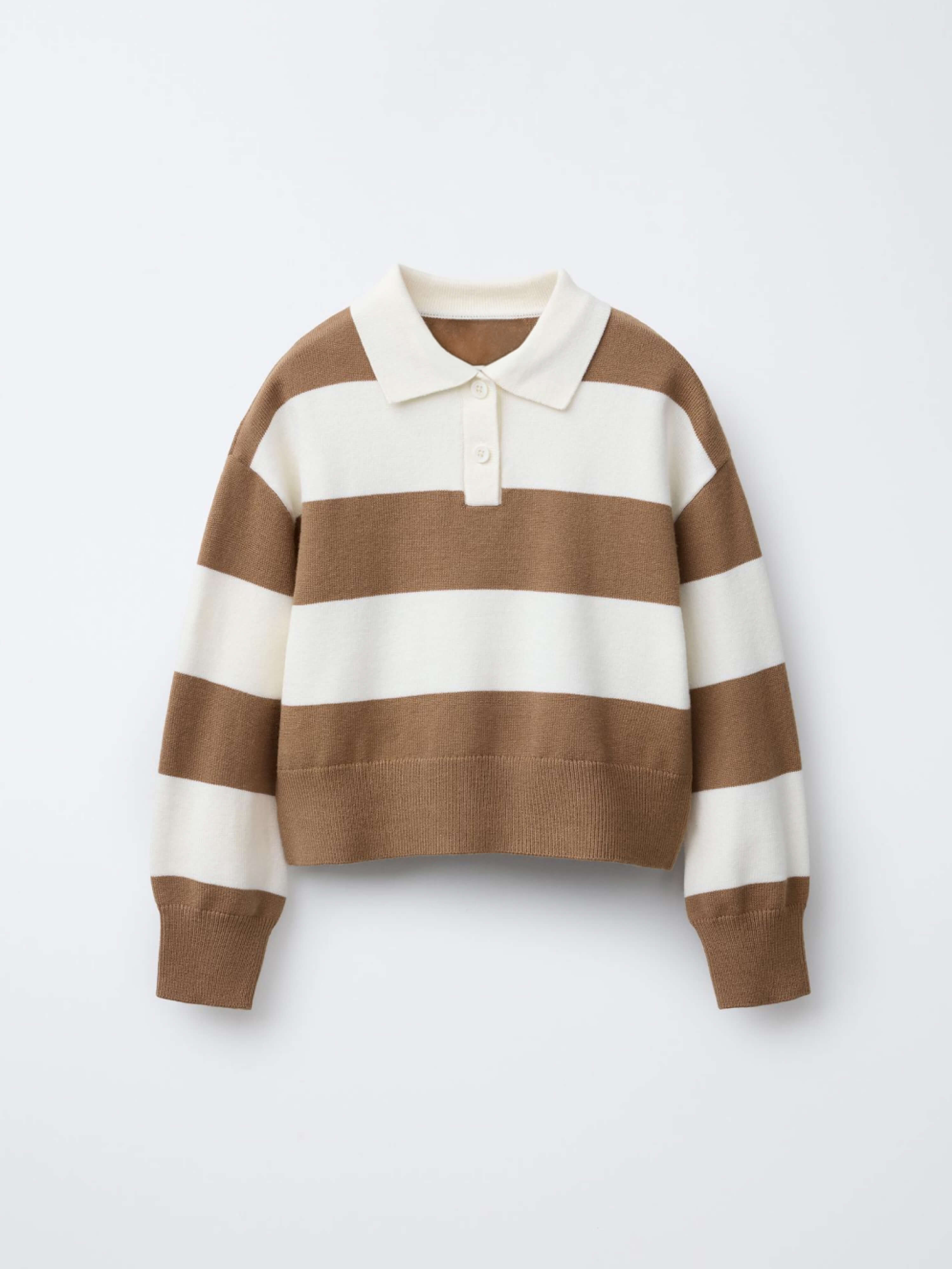Stripe Polo Pink