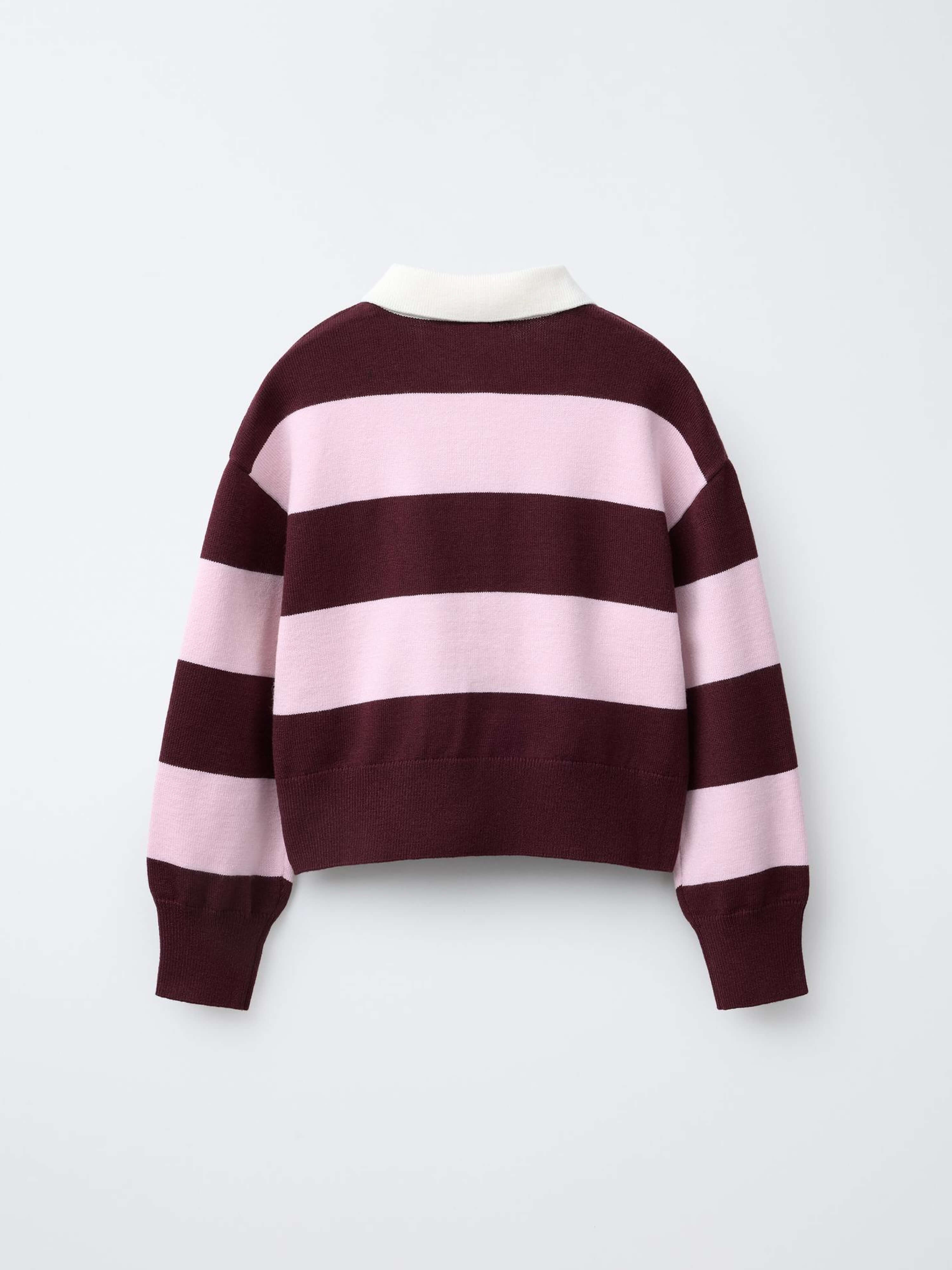 Stripe Polo Pink